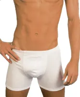 HL-tricot sportbroek heren met gulp - Klassiek heren ondegoed - ouderwets - senioren - thumbnail