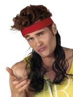 Hoofdband Wesley met haar rood - thumbnail