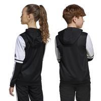 adidas Squadra 25 Hooded Trainingsjack Kids Zwart Wit - thumbnail