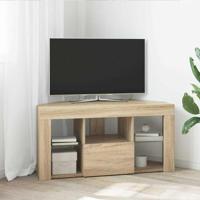 Hoek LED TV Kast Sonoma Eiken 102 x 40 x 50 cm Bewerkt hout - thumbnail