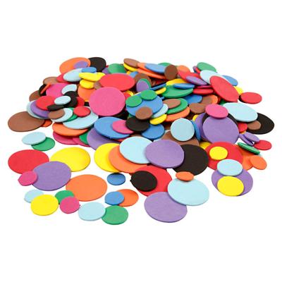 Creativ Company Foamvormen rondjes, 300st.