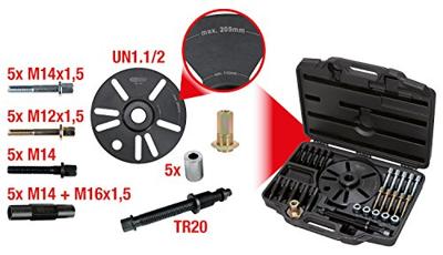 KS Tools NEW-54923 Poelietrekker voor wielnaaf