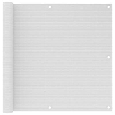 VidaXL Balkonscherm 90x500 cm hdpe wit