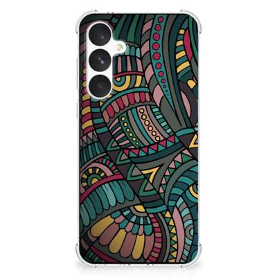 Samsung Galaxy A55 Doorzichtige Silicone Hoesje Aztec Samsung Galaxy A55 Doorzichtige Silicone Hoesje Aztec