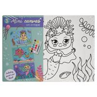 Canvasset om in te kleuren assorti | 12 stuks - thumbnail