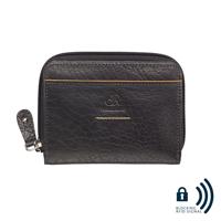 dR Amsterdam Icon Dames Portemonnee RFID Zwart - thumbnail