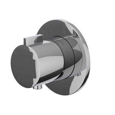 Afbouwdeel IVY Pact Inbouwthermostaat Symmetry Met Rond Rozet Chroom