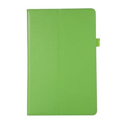 Lunso - Lenovo Tab M10 Plus Gen 3 (3e generatie) - Stand flip Bookcase hoes - Groen Lunso - Lenovo Tab M10 Plus Gen 3 (3e generatie) - Stand flip Bookcase hoes - Groen