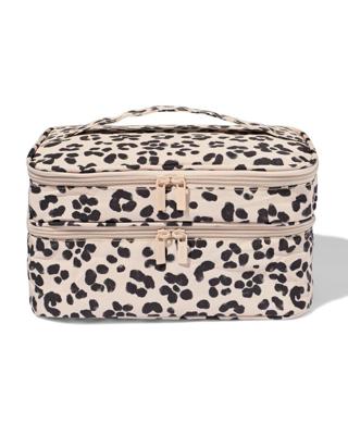HEMA Beautycase 25x17cm luipaard