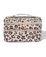 HEMA Beautycase 25x17cm luipaard - thumbnail