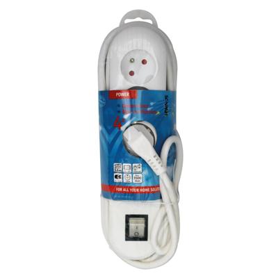 Scanpart Tafelcontactdoos 4-Voudig + Schakelaar BE Wit Scanpart Tafelcontactdoos 4-Voudig + Schakelaar BE Wit