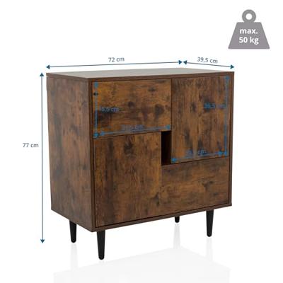 hjh LIVING Dressoir Lykkja (gerookte eik)