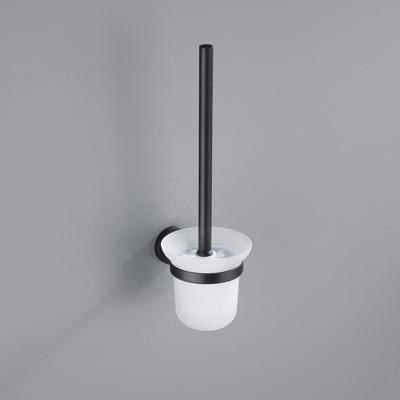 Fortifura Calvi Toiletborstelhouder - rond - Mat Zwart SW639936 Fortifura Calvi Toiletborstelhouder - rond - Mat Zwart SW639936