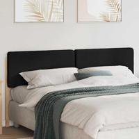 Gestoffeerd hoofdbord Bruin en zwart 180 cm Massief grenenhout - thumbnail