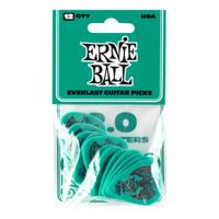 Ernie Ball 9196 Teal Everlast 2.0 mm plectrumset (12 stuks) - thumbnail