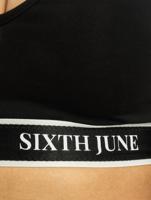Sixth June / Longsleeve New Bands Crop in zwart - thumbnail