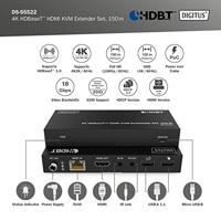 Digitus DS-55522 HDMI Adapter [1x HDMI-bus - 1x HDMI-bus] Zwart 4K UHD - thumbnail
