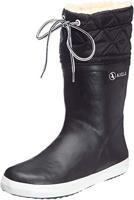 Regenlaarzen Lolly Pop Giboulée AIGLE® voor jongens zwart-wit - thumbnail