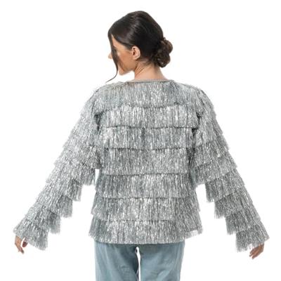 Zilveren Tinsel Festival Jas Dames