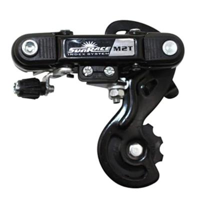 Achterderailleur 6/7-speed Sunrace RDM2T met korte kooi - directe montage (oog) - thumbnail