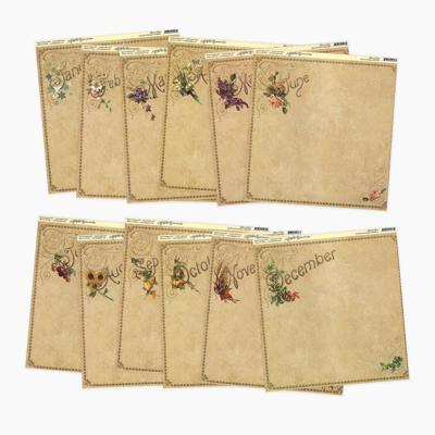 Graphic45 • calendar scrapbookpapier assortiment 30,5x30,5cm 12pcs