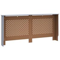 VidaXL Radiatorombouw 172x19x81,5 cm mdf antraciet - thumbnail