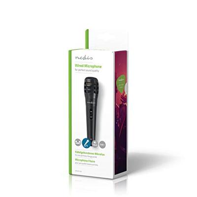 Nedis Bedrade Microfoon | 5 m | 80 Hz | 1 stuks - MPWD15BK MPWD15BK