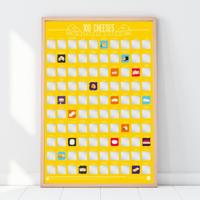 Gift Republic Scratch Poster - 100 Kazen - thumbnail