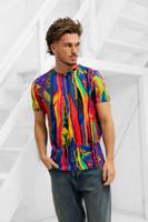 Carlo Colucci C3460 631 T-Shirt Heren Rood - Maat L - Kleur: Rood | Soccerfanshop - thumbnail