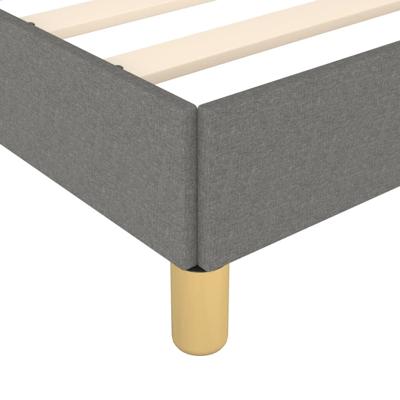 Bedframe zonder matras 120x190 cm stof donkergrijs