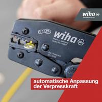 Wiha 45957 Krimptang Geïsoleerde kabelschoenen, Contacten 0.5 tot 6 mm² - thumbnail