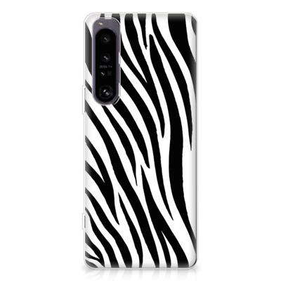 Sony Xperia 1 IV | TPU Hoesje | Zebra