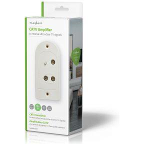 CATV-Versterker | Max. 25 dB Versterking | 40 - 862 MHz | 2 Uitgangen | IEC CATV-Versterker | Max. 25 dB Versterking | 40 - 862 MHz | 2 Uitgangen | IEC