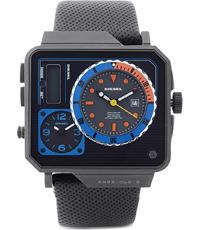 Horlogeband Diesel DZ7243 Leder Zwart 28mm