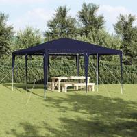 Partytent Blauw en Wit 400 x 400 x 266 cm Polyester en staal - thumbnail
