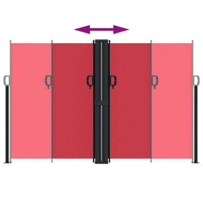 Windscherm uittrekbaar 160x1200 cm rood Windscherm uittrekbaar 160x1200 cm rood