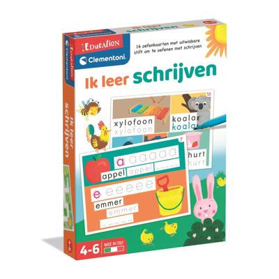 Clementoni Leerspel Ik Leer Schrijven Clementoni Leerspel Ik Leer Schrijven
