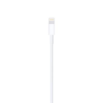 Kabel USB naar Lightning Apple MXLY2ZM/A Wit Zwart 1 m - thumbnail