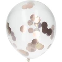 Confetti Ballonnen Rosé Goud (4st) - thumbnail