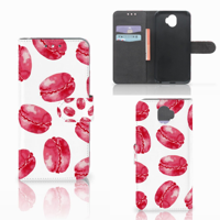 Wiko Wim Book Cover Pink Macarons - thumbnail