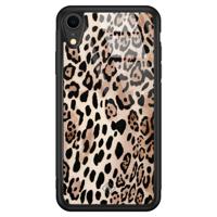 iPhone XR glazen hardcase - Golden wildcat - thumbnail