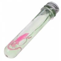 Johntoy hagedis in reageerbuis junior 14 cm roze/groen - thumbnail