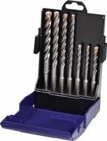 Promat/Tecwerk Hamerboorset | Multicutter 4 | 7-delig SDSplus | Kunststof cassette - 4000863580 - thumbnail