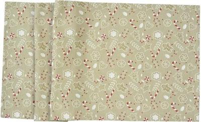 Sander Sander tafelloper Ginger Man 50x140 Fb. 19 - Beige/Red