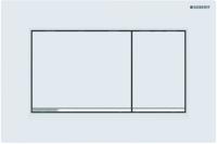 Bedieningsplaat Geberit Sigma 20 Square DF Mat Wit - thumbnail