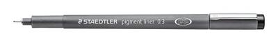 Fineliner staedtler pigment 308 0.3mm zwart | 10 stuks Fineliner staedtler pigment 308 0.3mm zwart | 10 stuks