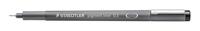 Fineliner staedtler pigment 308 0.3mm zwart | 10 stuks - thumbnail