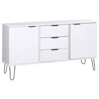 Vidaxl Dressoir New York Range Massief Grenenhout Wit - thumbnail