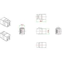 Renkforce RF-KS-HDMI HDMI-inbouwmodule Keystone - thumbnail