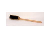 Handstoffer zwart/wit haar 60cm - thumbnail